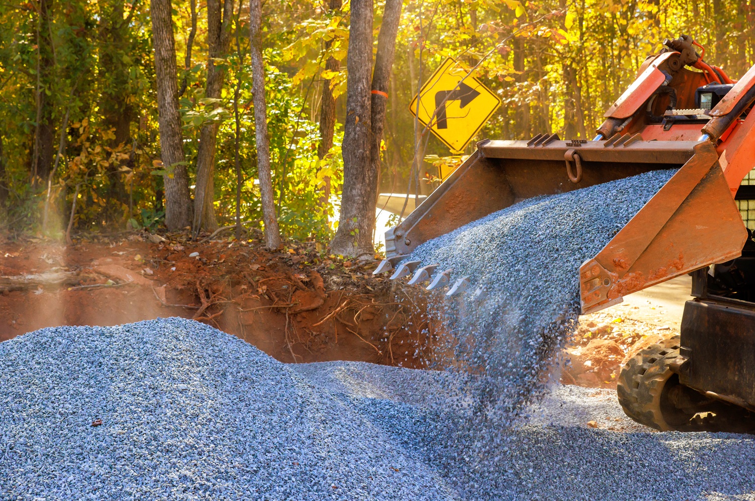 gravel installation gravel installation